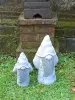  Product image 3 of the product “Gwydion - Small Standing Wizard, 30cm H | cast stone ”